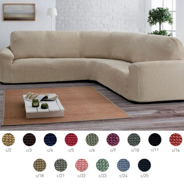 Bankhoes Bali chaise longue links zonder armleuning