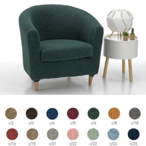 Stoelhoes Milan Ronde Fauteuil kleurbolletjes