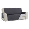 Duo-quilt-Bankbeschermers-Donkergrijs-Lichtgijs Bankberschermer Duo Quilt