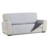 Duo-quilt-Bankbeschermers-Lichtgrijs-Donkergrijs Bankberschermer Duo Quilt