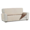 Duo-quilt-Bankbeschermers-beige-bruin Bankberschermer Duo Quilt