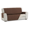 Duo-quilt-Bankbeschermers-bruin-beige Bankberschermer Duo Quilt