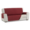 Duo-quilt-Bankbeschermers-rood-beige Bankberschermer Duo Quilt