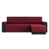 Bankbeschermer Geo Quilt Chaise Longue Rechts Rood