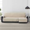 Bankbeschermer Velvet Quilt Chaise Longue Rechts