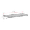 Afmetingen-Geo-Banktopper-110-cm Afmetingen Geo Banktopper