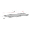 Afmetingen-Geo-Banktopper-220-cm