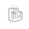 Afmetingen-Waterproof-Fauteuilbeschermer
