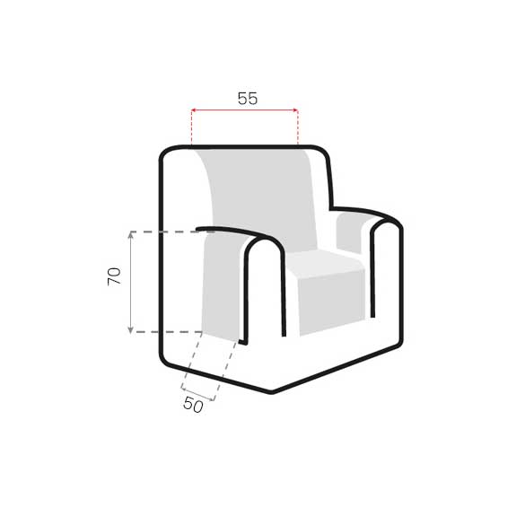 Afmetingen-Waterproof-Fauteuilbeschermer