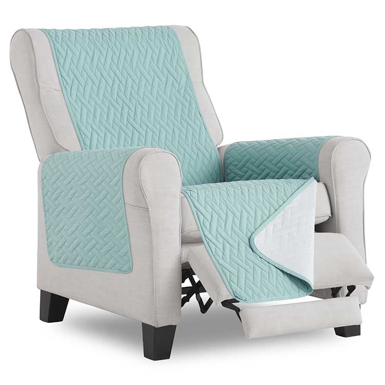 Waterproof-Fauteuilbeschermer-Aquamarijn
