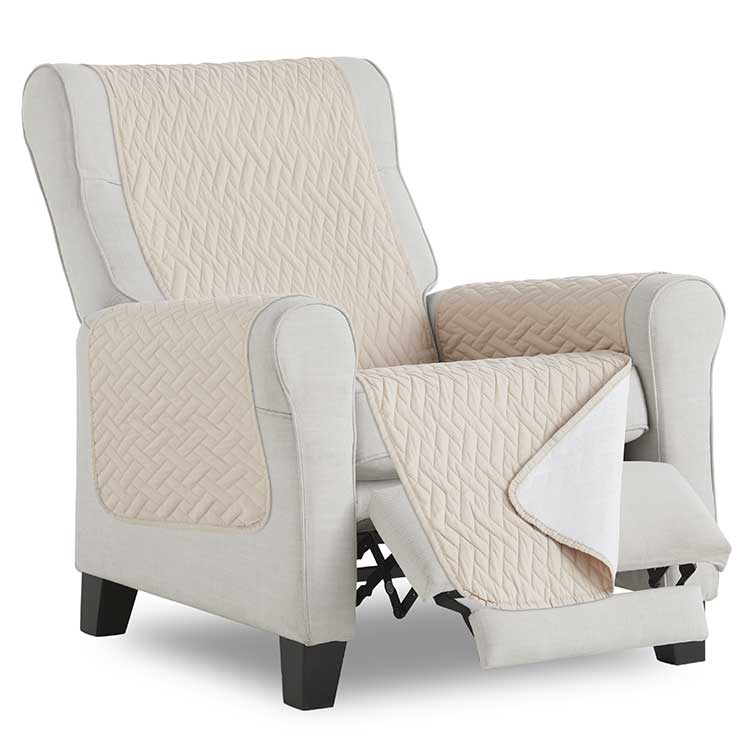 Waterproof-Fauteuilbeschermer-Beige