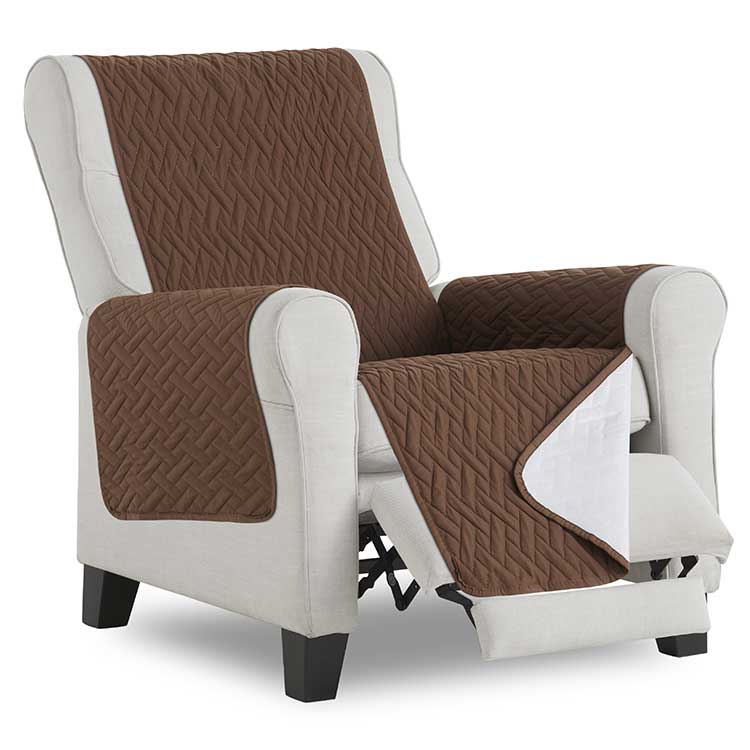 Waterproof-Fauteuilbeschermer-Bruin
