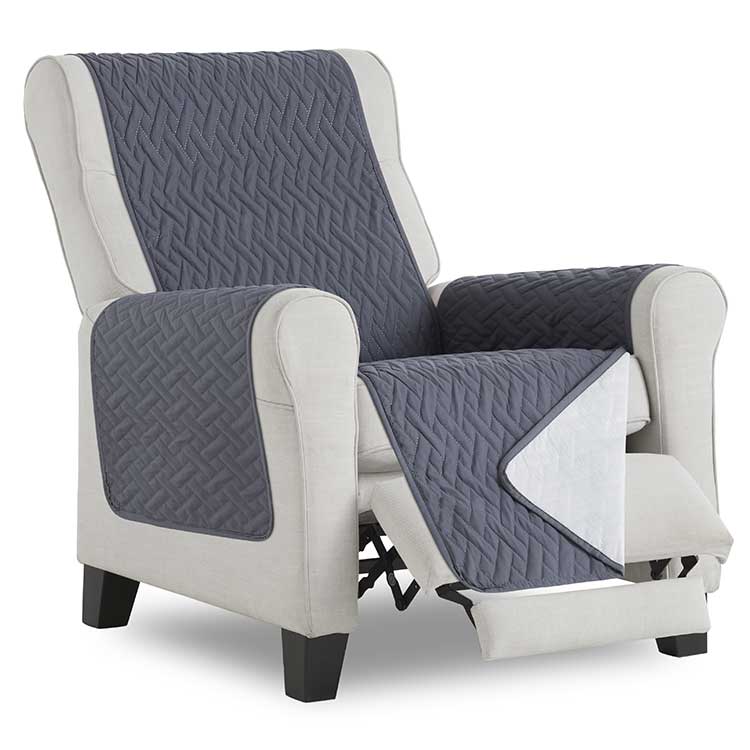 Waterproof-Fauteuilbeschermer-Donkergrijs