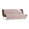 Duo-Quilt-Click-Clack-Beige Bankbeschermer Duo Quilts Click Clack Beige