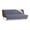 Duo-Quilt-Click-Clack-Donkergrijs Bankbeschermer Duo Quilts Click Clack Donkergrijs