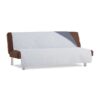 Duo-Quilt-Click-Clack-Lichtgrijs Bankbeschermer Duo Quilts Click Clack Lichtgrijs