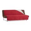 Duo-Quilt-Click-Clack-Rood Bankbeschermer Duo Quilts Click Clack Rood