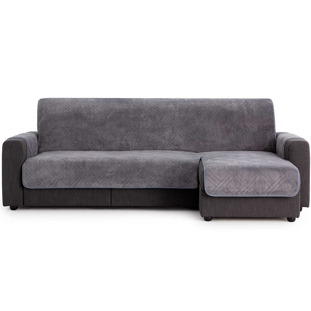 Coral Bankbeschermer Rechts Grijs | bankhoes-expert.nl