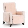 Coral Fauteuilbeschermer Beige | Bankhoes-expert.nl