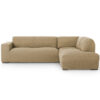 Hoekbank Hoes Milos Rechts Beige