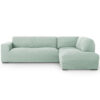 Hoekbank Hoes Milos Rechts Mint