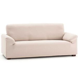 Bankhoes Anza Beige - Bi-stretch stof voor een perfecte pasvorm