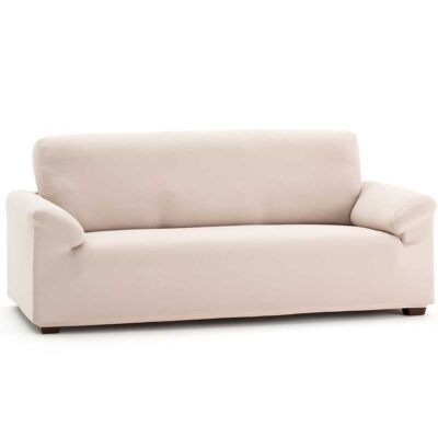 Bankhoes Anza Beige - Bi-stretch stof voor een perfecte pasvorm