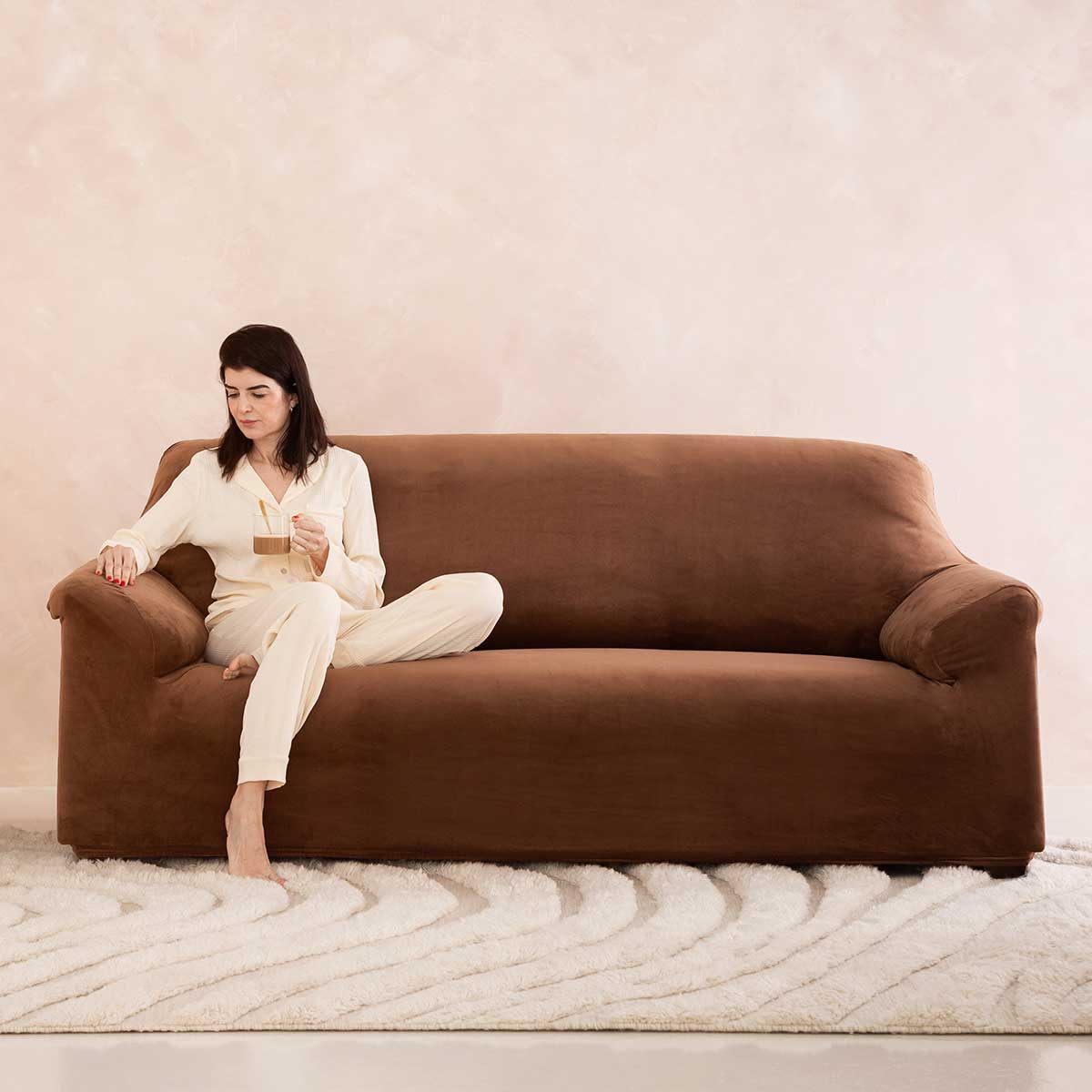 Bankhoes Belmarti Bellagio Velvet - Zachte velvet stof met bi-stretch kwaliteit